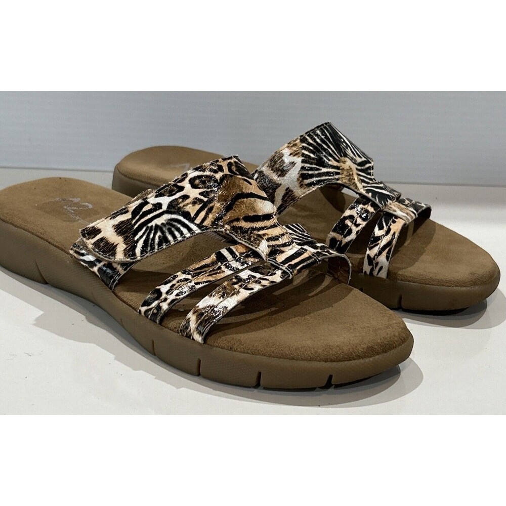 A2 by AEROSOLES Animal Print Comfort Shoes Slides Sandals Serenwipity 8